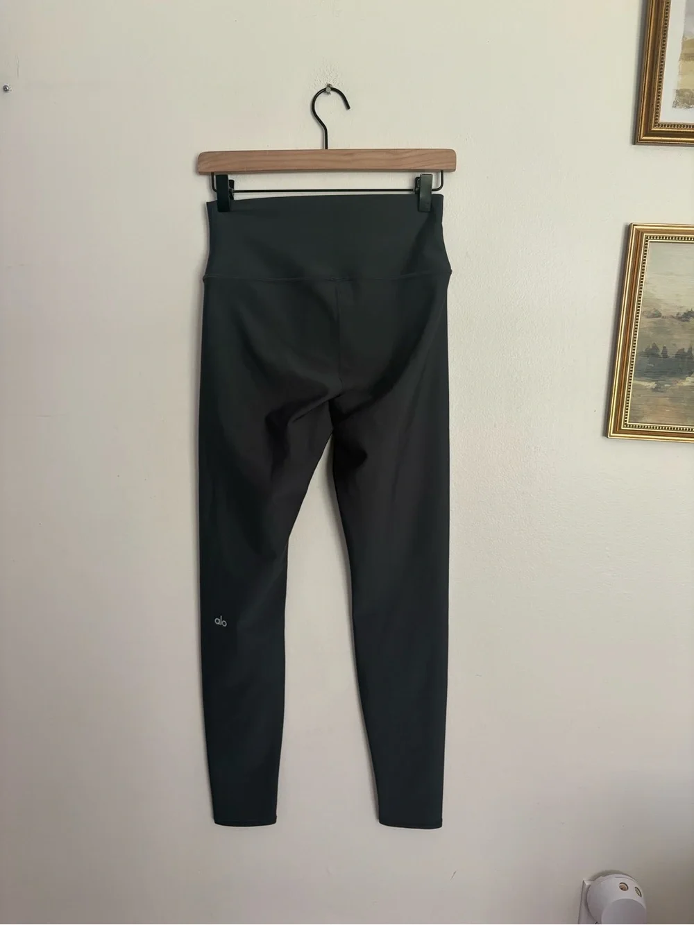 Alo Airlift High-Waist Charcoal Grey Ankle Legging Women’s Large